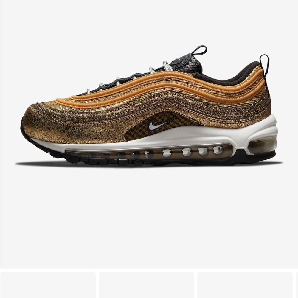 Nike Air Max 97 Golden Girls Glittering Gold Size 7.5W- Like-New